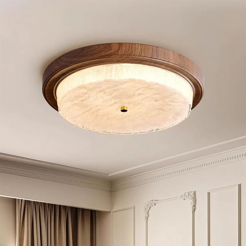 Ozawa Rippling Water Wood Ceiling Light