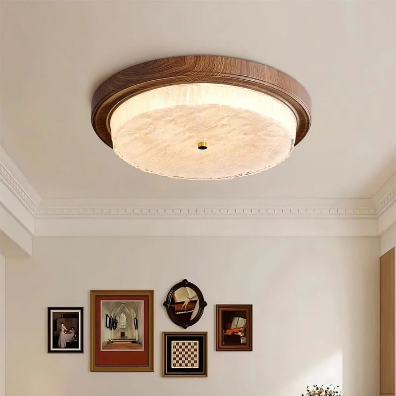 Ozawa Rippling Water Wood Ceiling Light