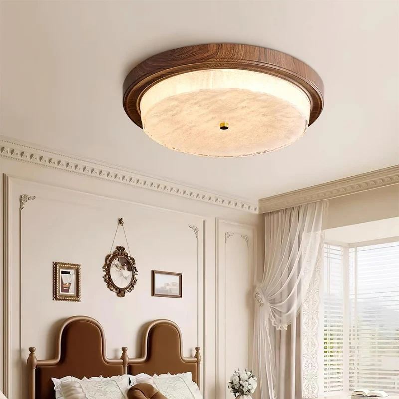 Ozawa Rippling Water Wood Ceiling Light