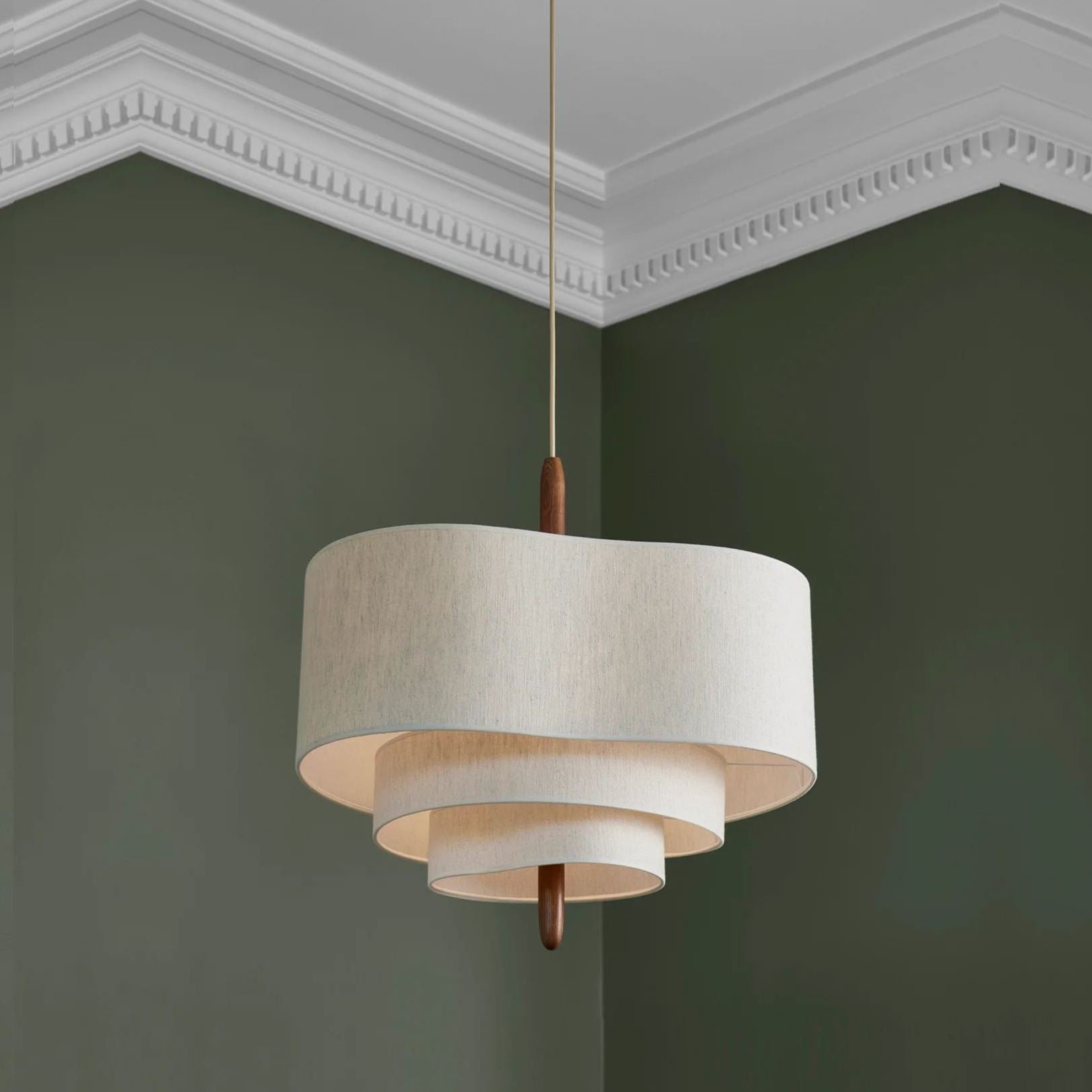 Renee Pebble Fabric Pendant Light