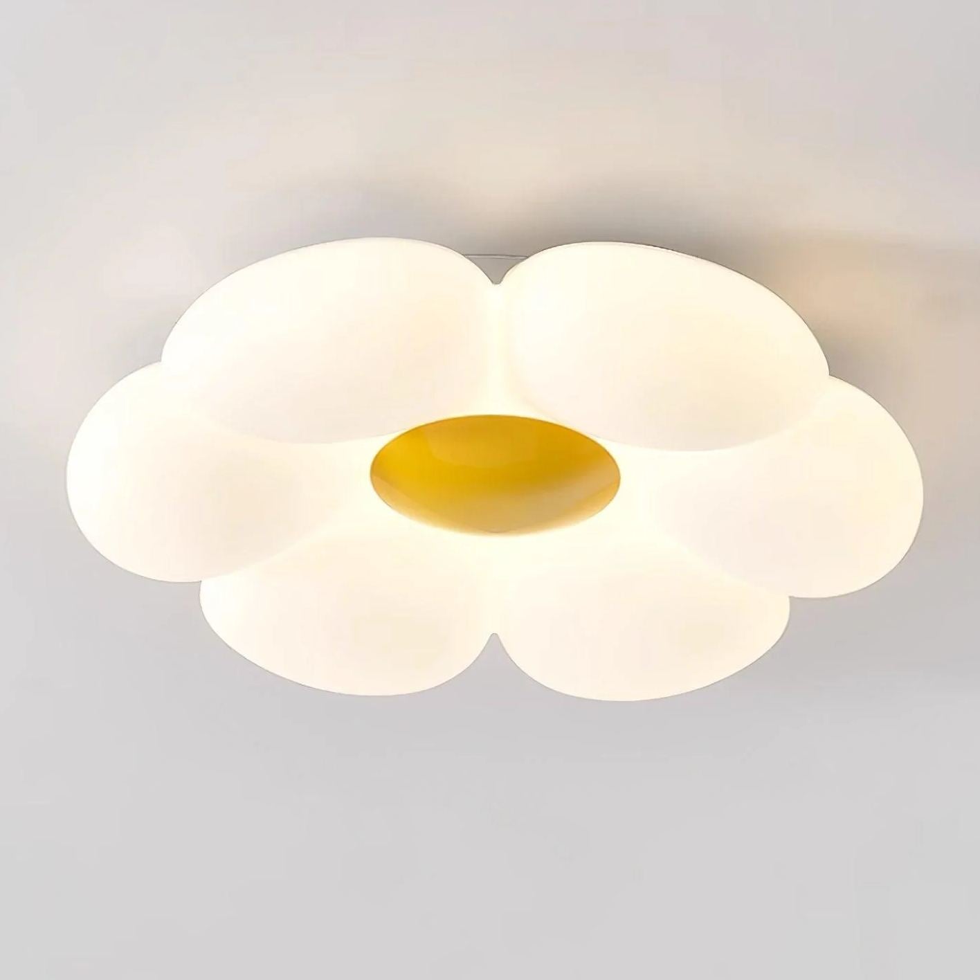 Quinn Blooming Flower Ceiling Light Yellow