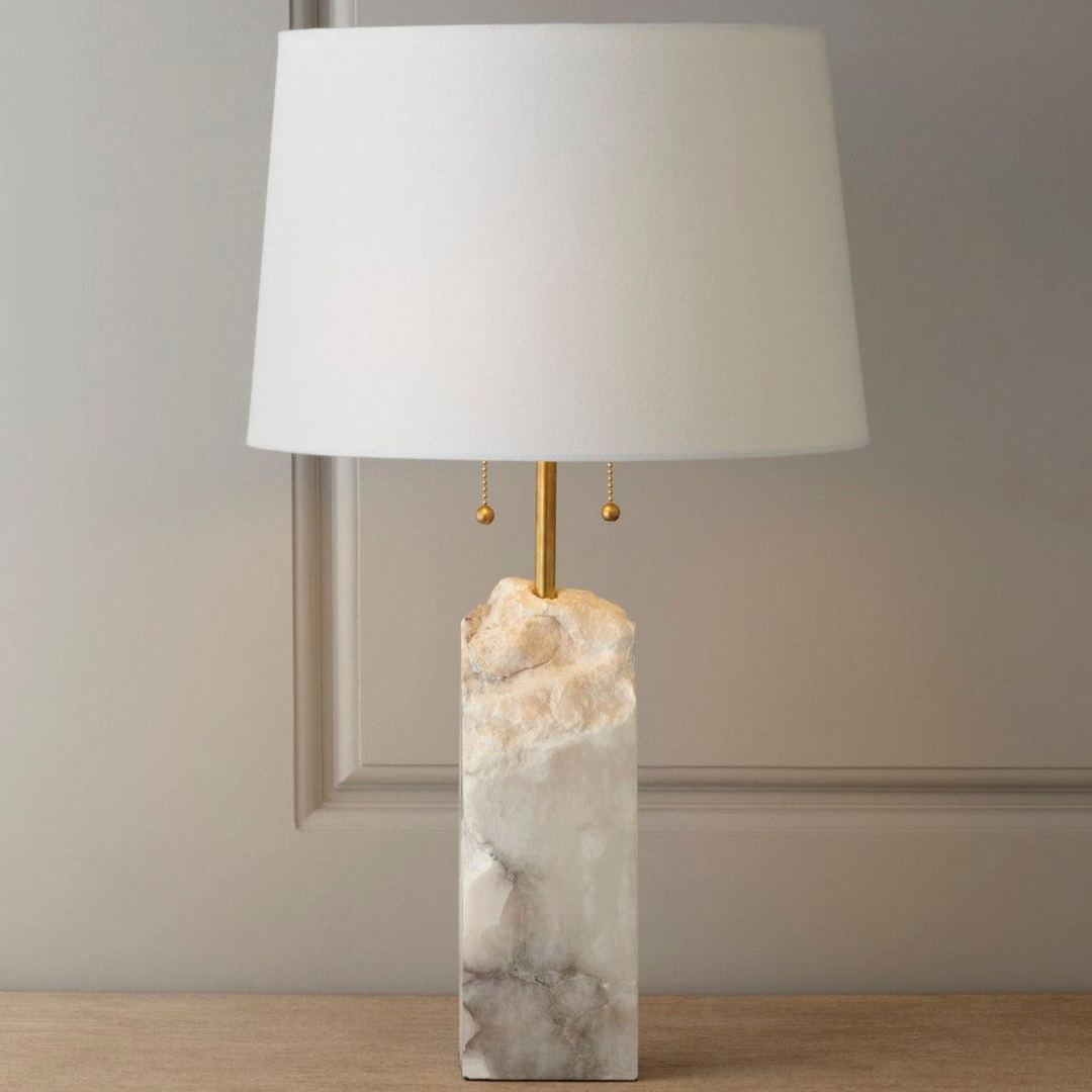Jade Rectangular Table Lamp