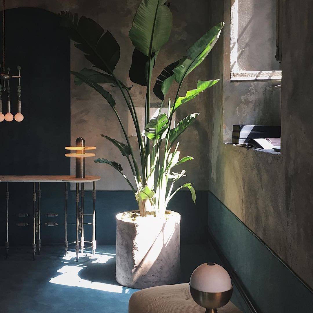 Jade Comet Table Lamp