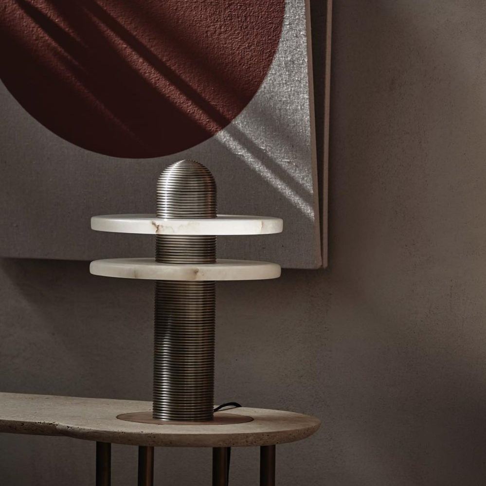 Jade Comet Table Lamp
