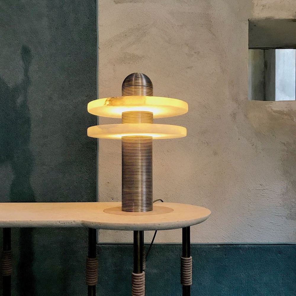 Jade Comet Table Lamp