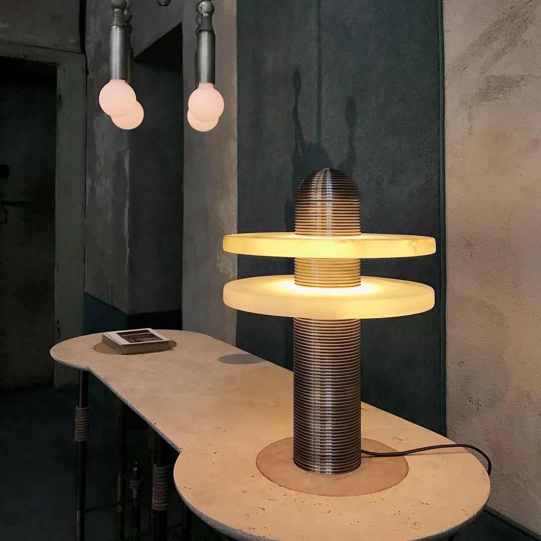 Jade Comet Table Lamp