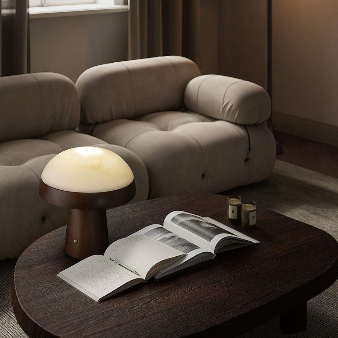 Jade Mushroom Table Lamp