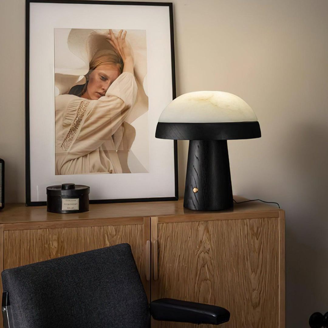 Jade Mushroom Table Lamp