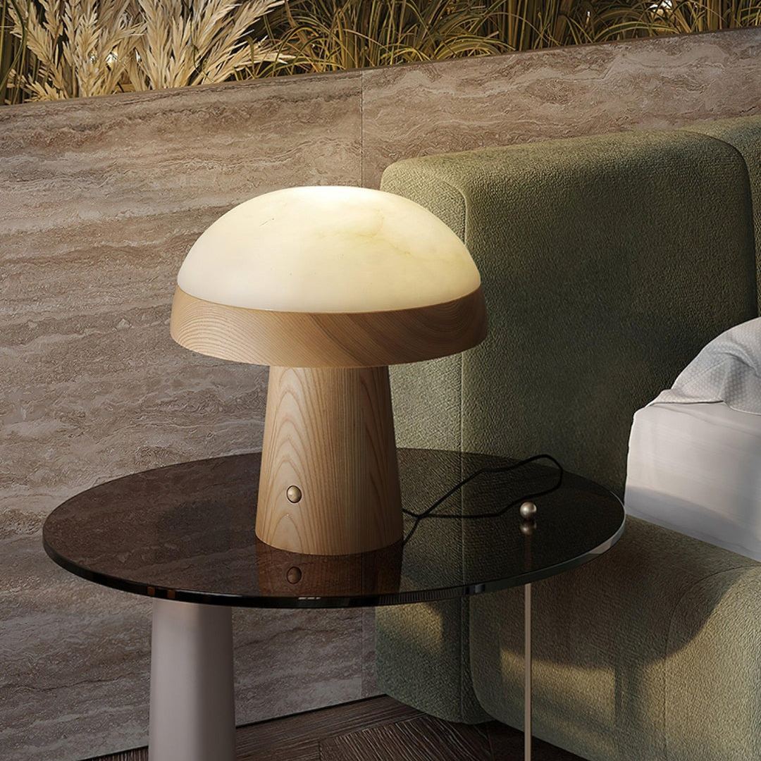 Jade Mushroom Table Lamp