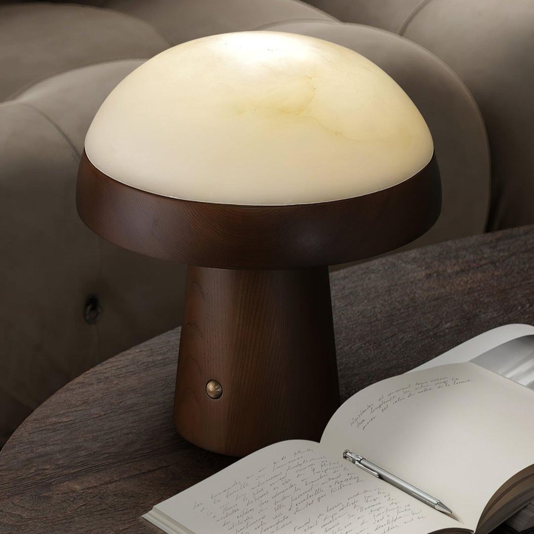 Jade Mushroom Table Lamp