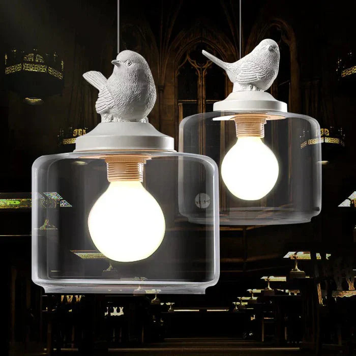 Bird Motif Hanging Pendant Lamp | Decorative Ceiling Light