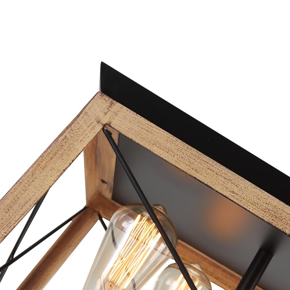 4-Light Square Kitchen Chandelier | 2 Colours