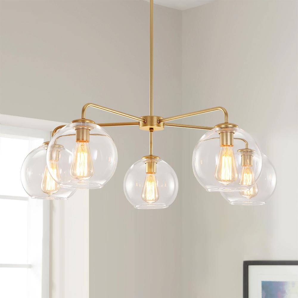 5-Light Bubble Sputnik Chandelier | 2 Colours
