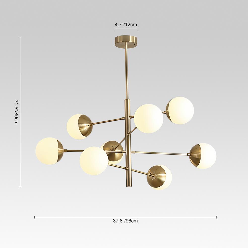 Mid-Century Branching Bubble Chandelier | 2 Sizes