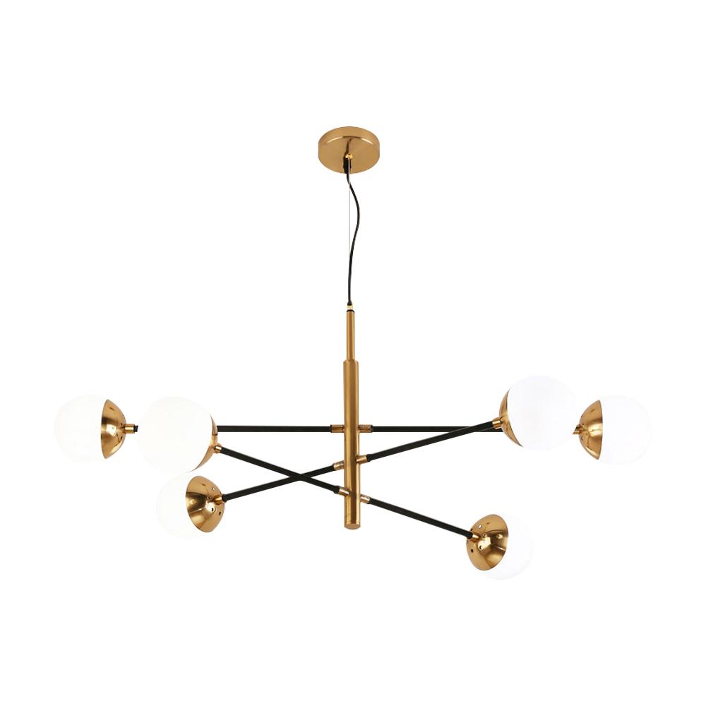 Brass Globe Sputnik Chandelier | 2 Sizes