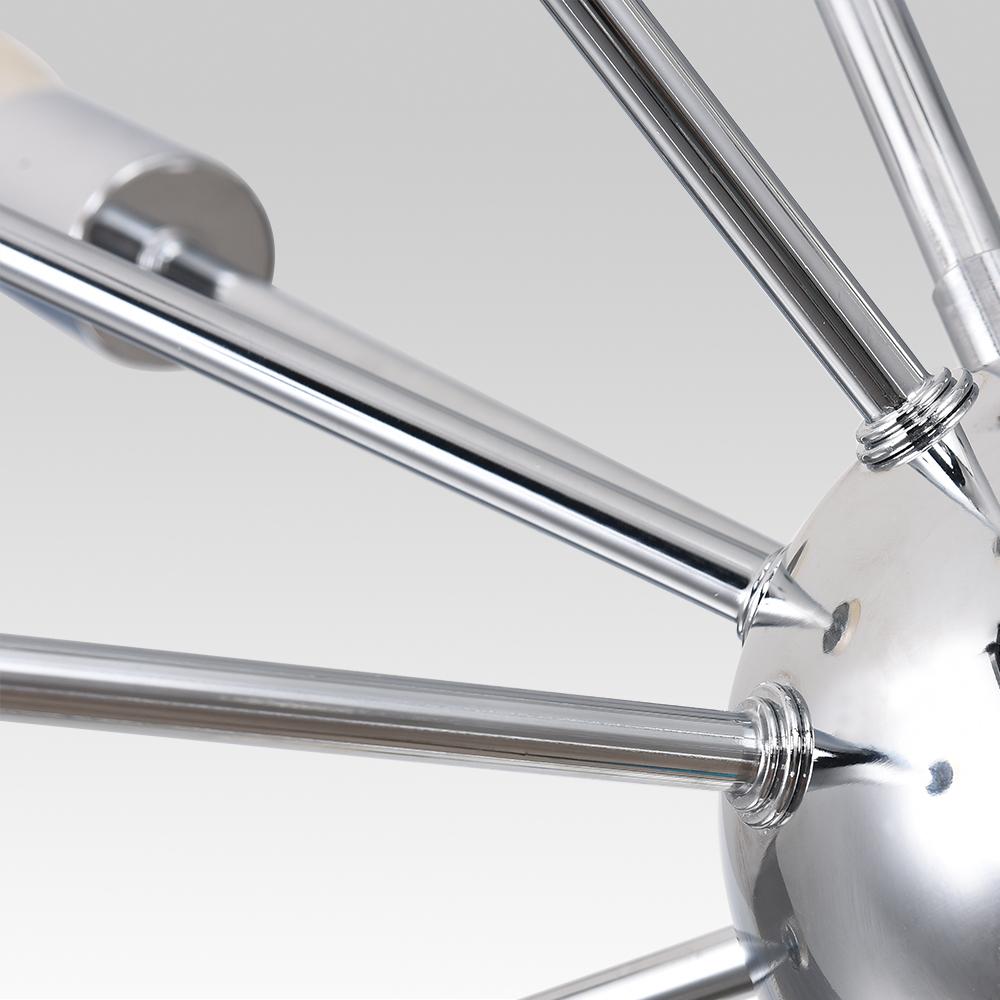 18-Light Chrome Sputnik Chandelier