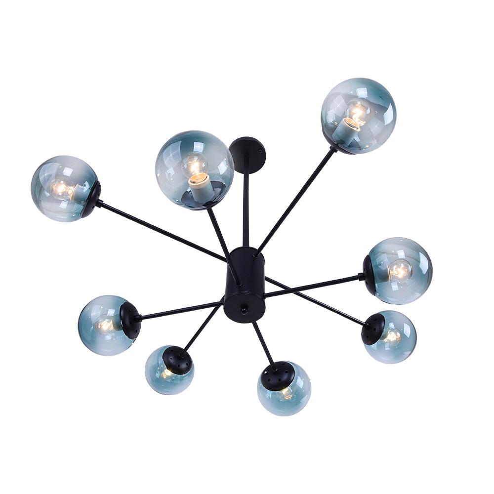 8-Light Blue Bubble Sputnik Light