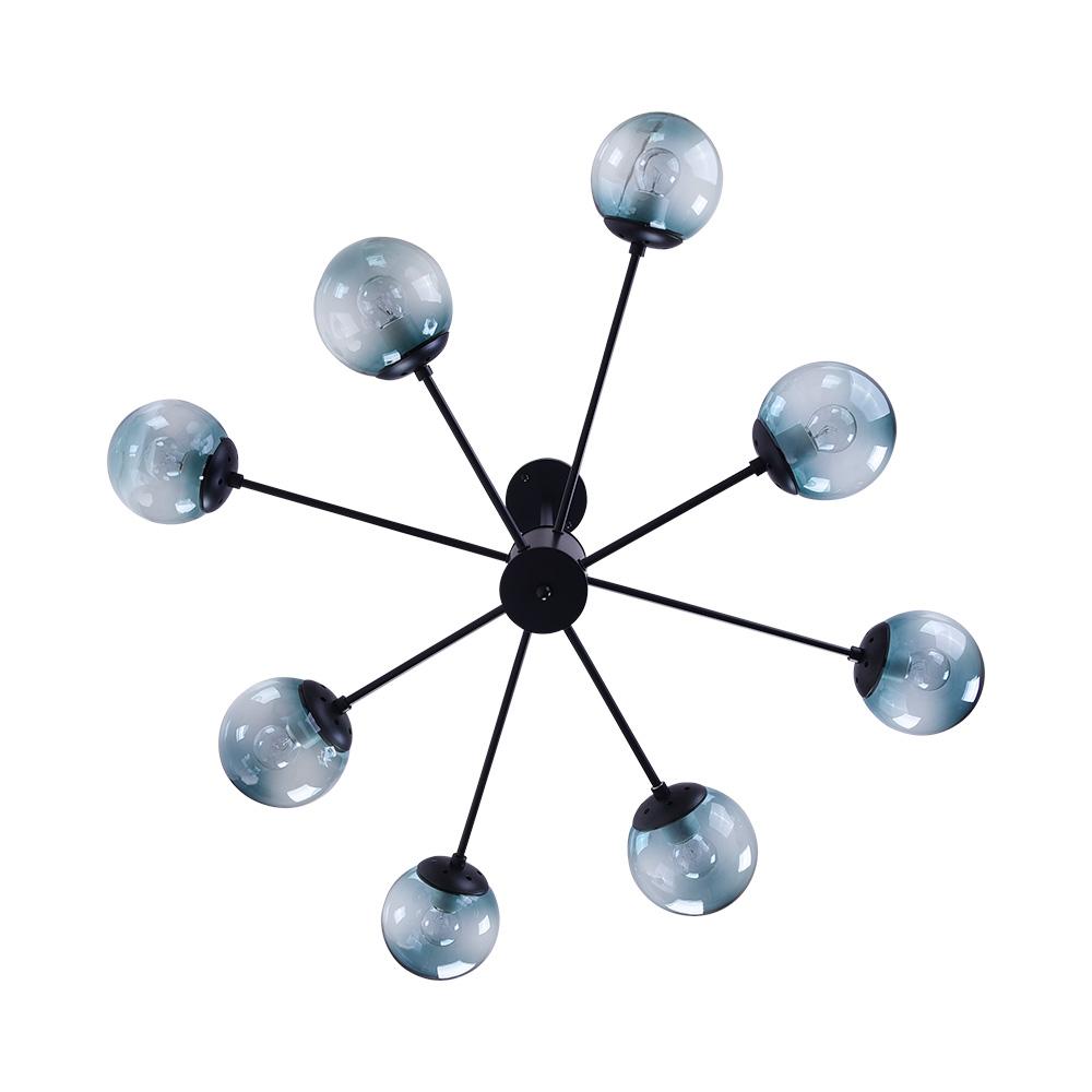 8-Light Blue Bubble Sputnik Light
