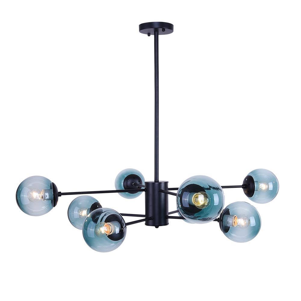 8-Light Blue Bubble Sputnik Light