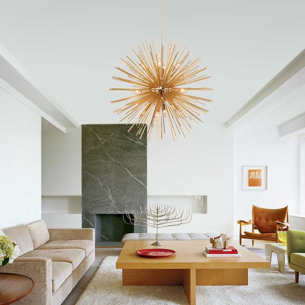 Sunburst Sputnik Chandelier | 2 Sizes