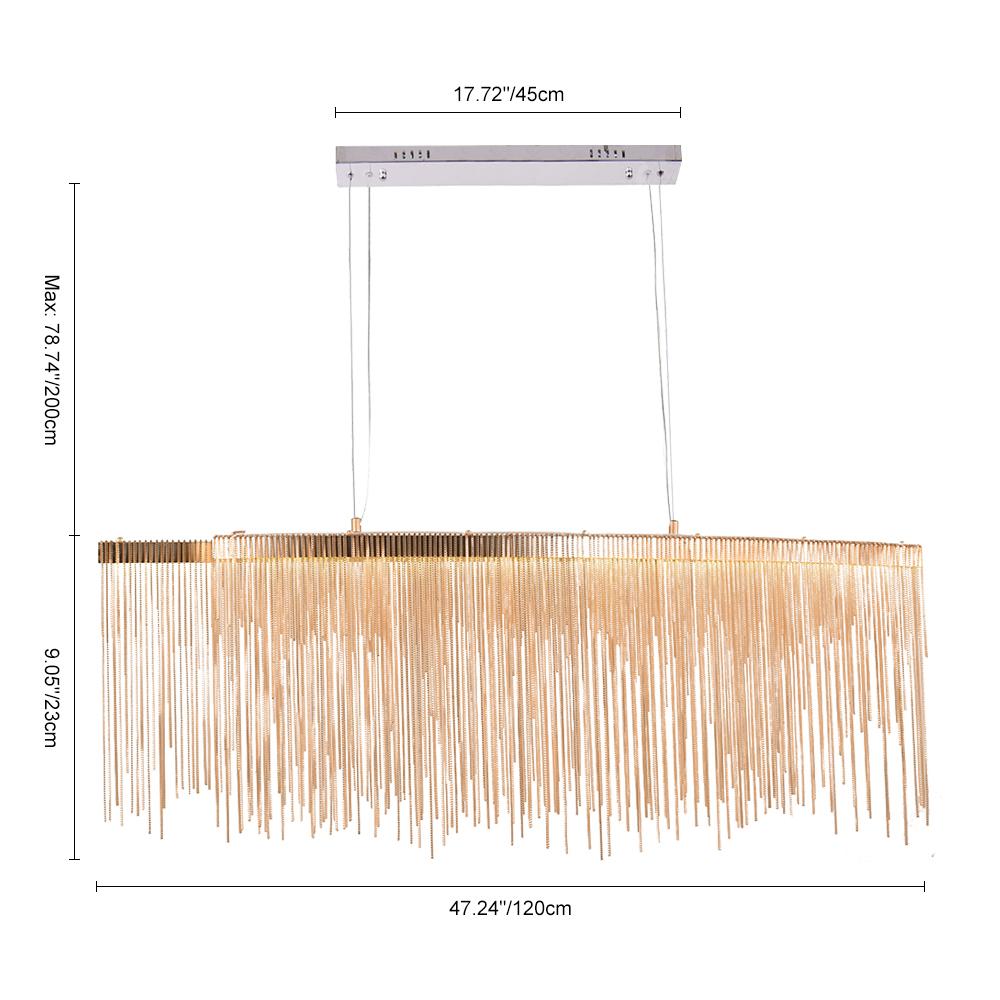LED Fringe Chandelier | 3 Colours
