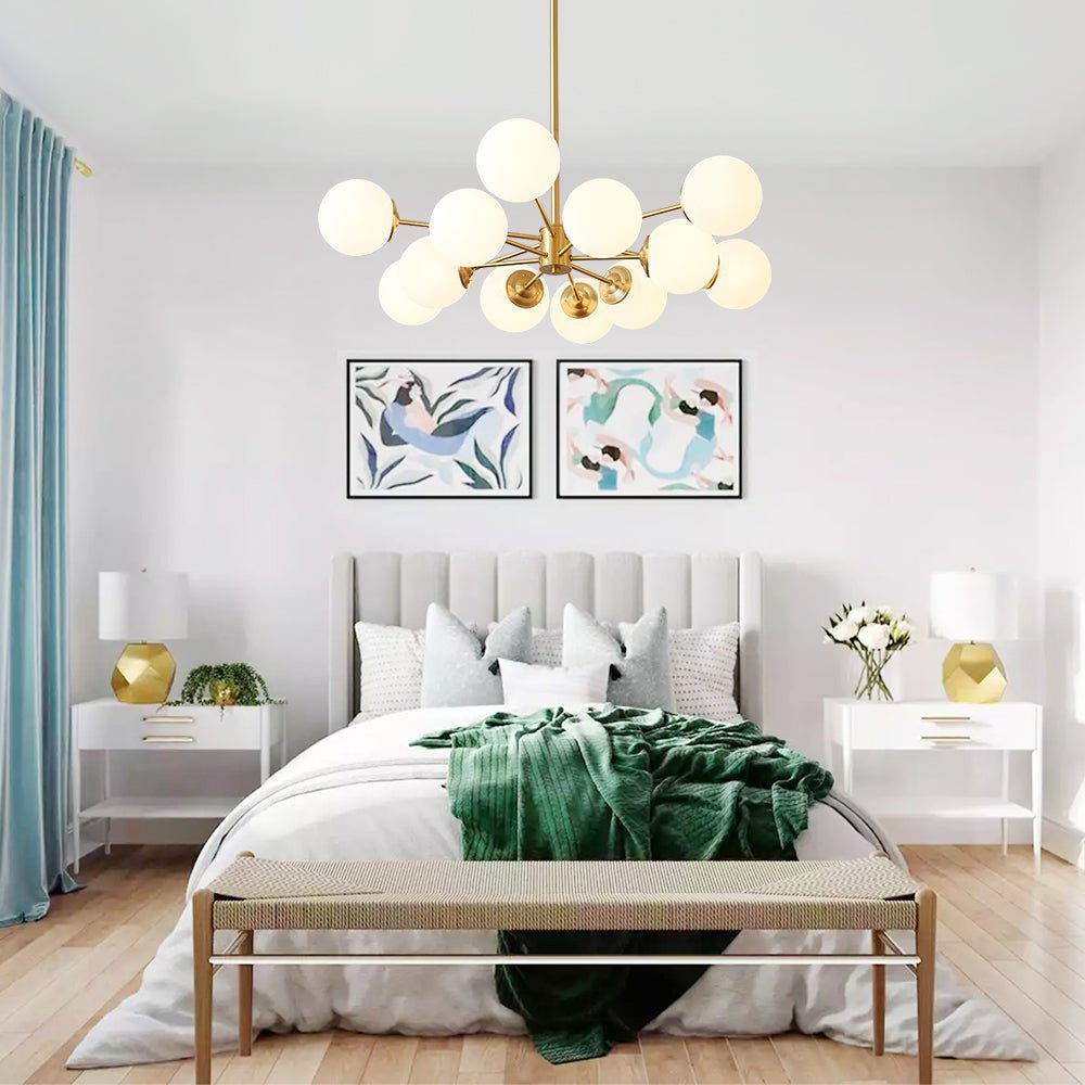 12-Light Bubble Sputnik Chandelier | 2 Colours