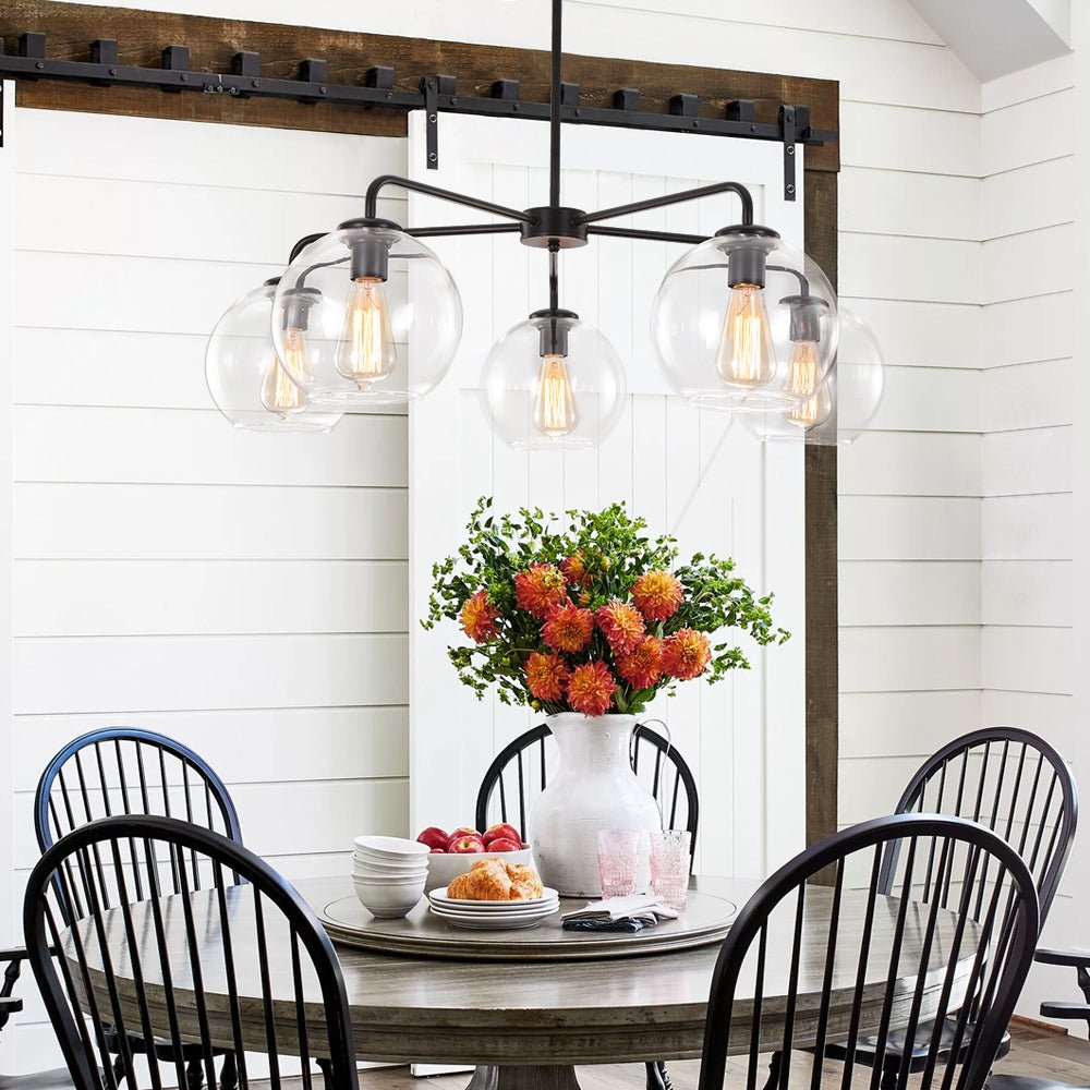 5-Light Bubble Sputnik Chandelier | 2 Colours