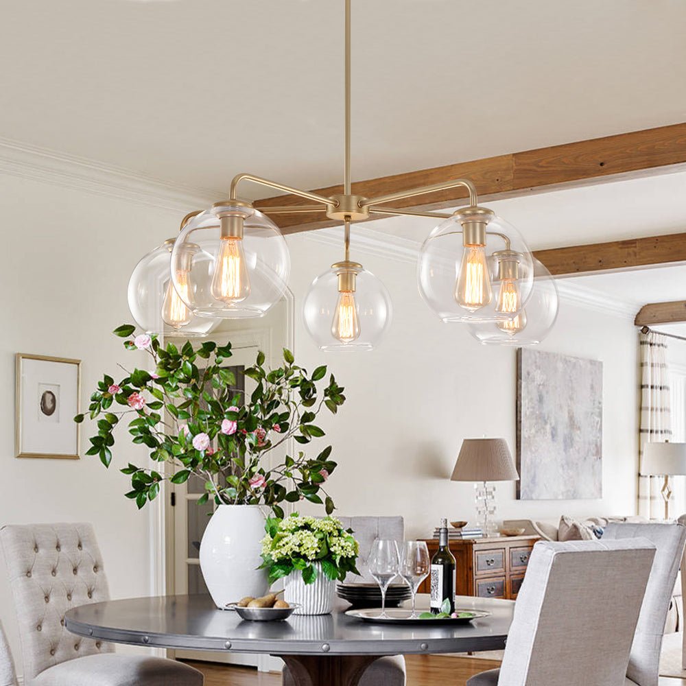 5-Light Bubble Sputnik Chandelier | 2 Colours