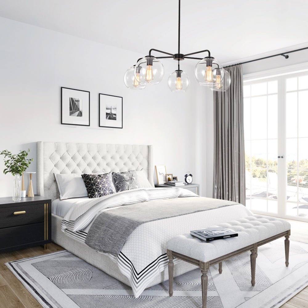 5-Light Bubble Sputnik Chandelier | 2 Colours