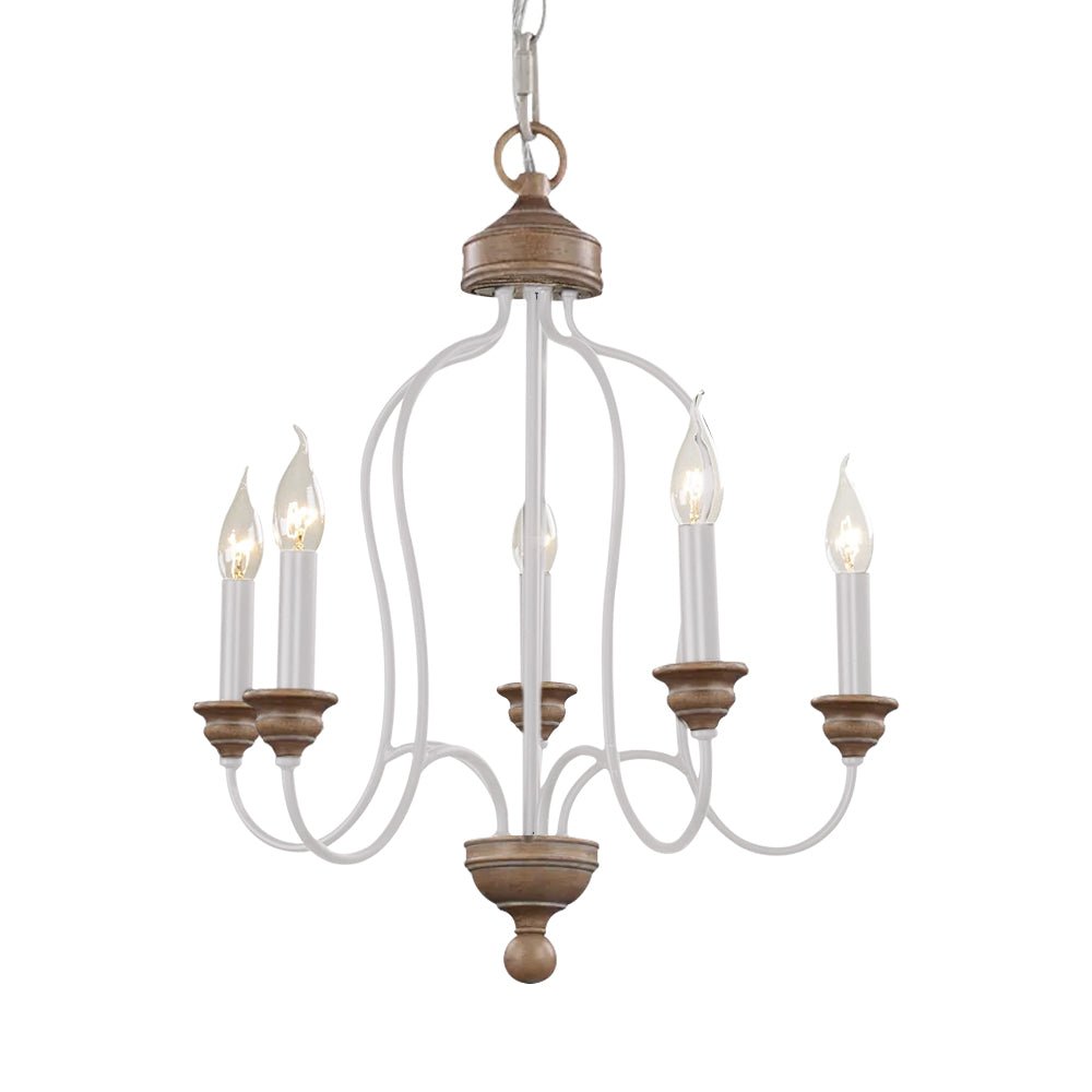 5-Light French Country Candle Style Chandelier