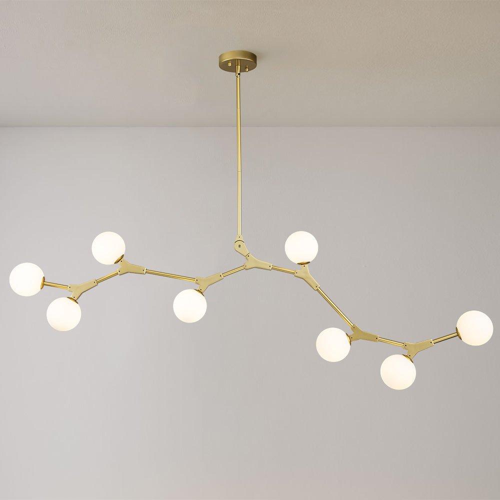 8-Light Branch Globe Chandelier | 2 Colours