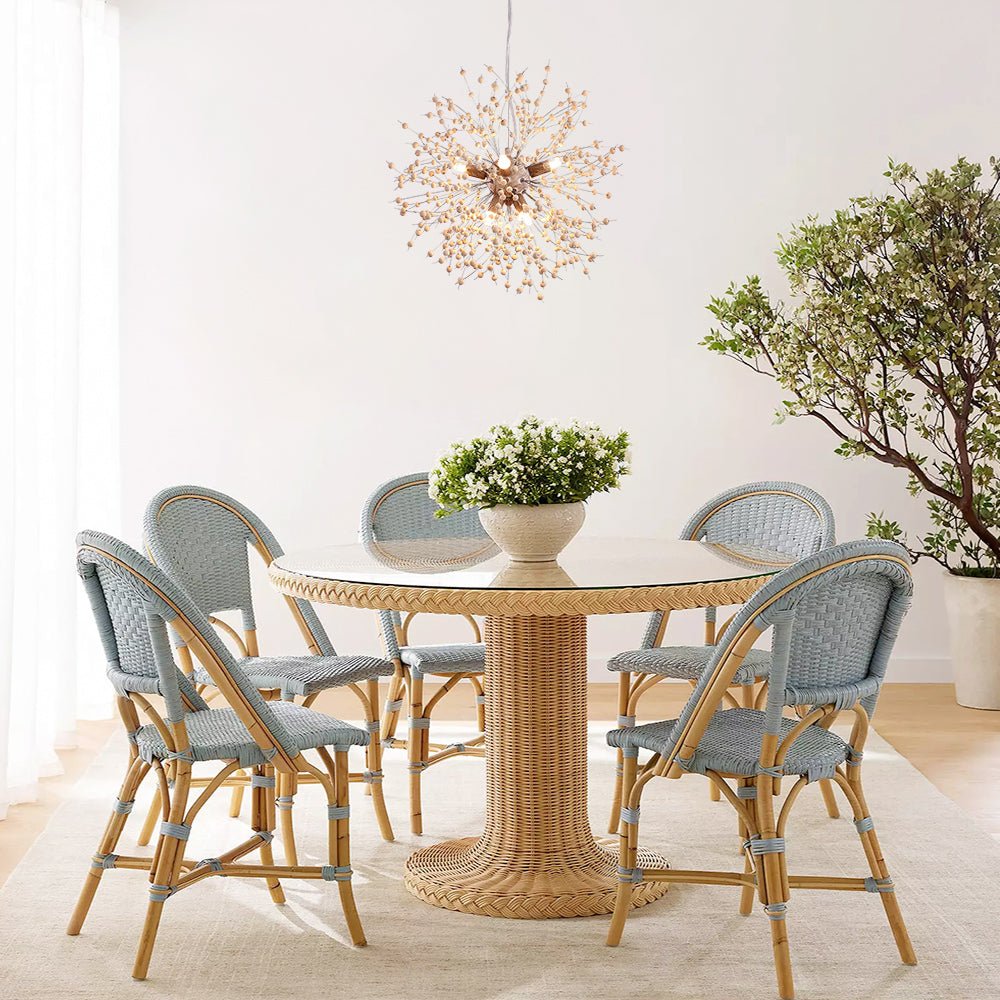 Boho Wooden Beaded Dandelion Chandelier | 2 Sizes