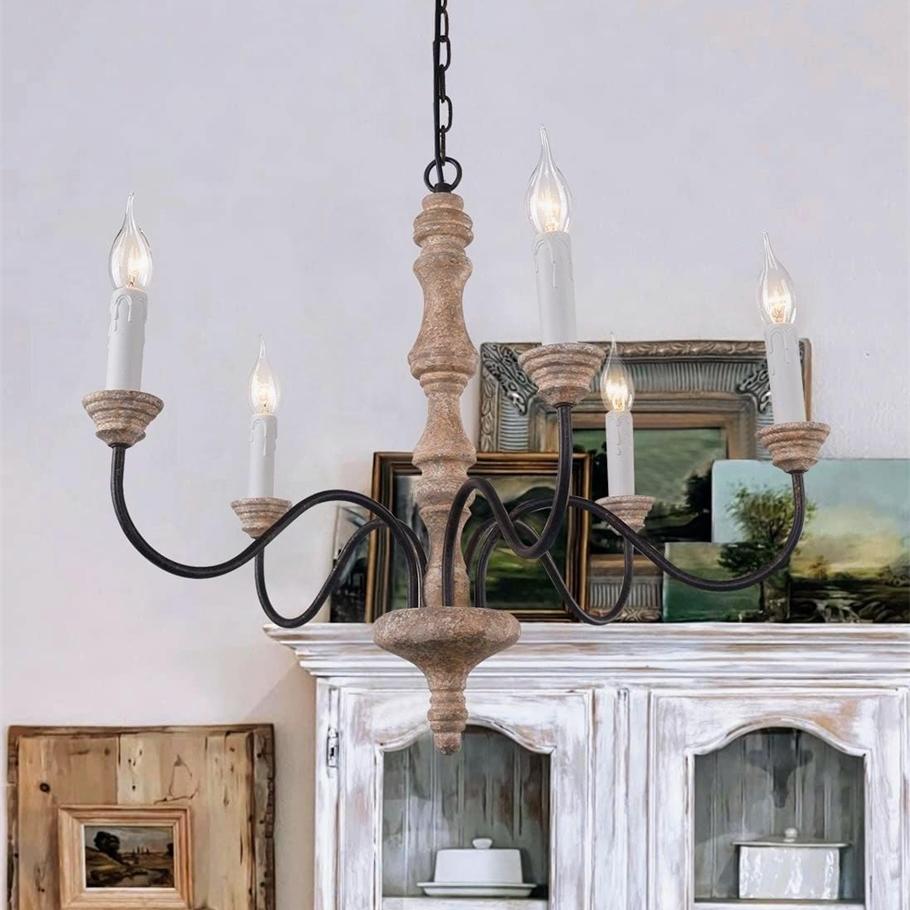 Farmhouse Candle Chandelier | 2 Colours