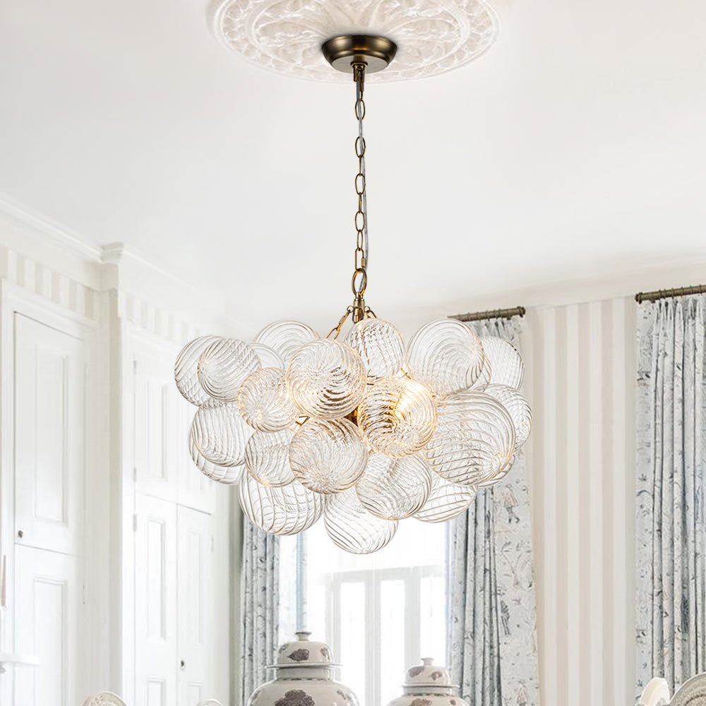 Ribbed Bubble Chandelier | 3 Colours
