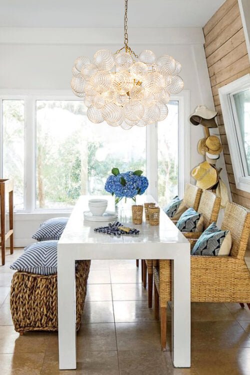 Ribbed Bubble Chandelier | 3 Colours