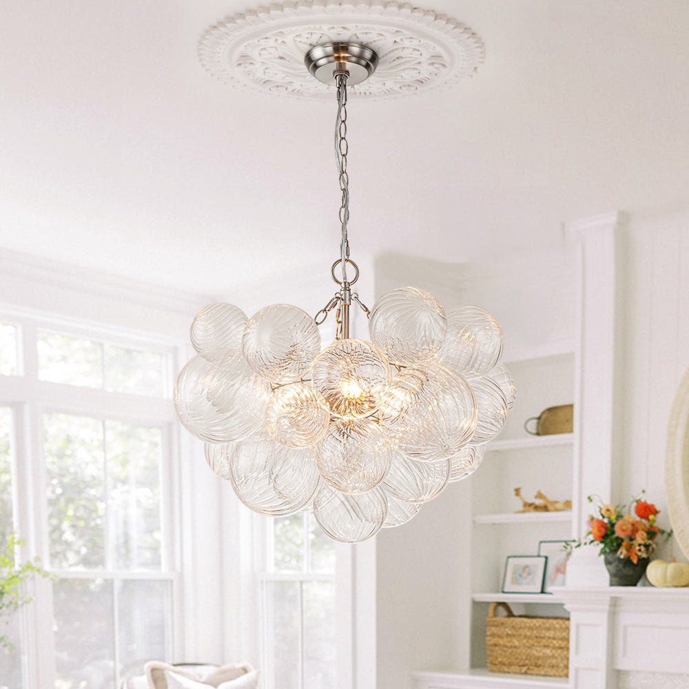 Ribbed Bubble Chandelier | 3 Colours