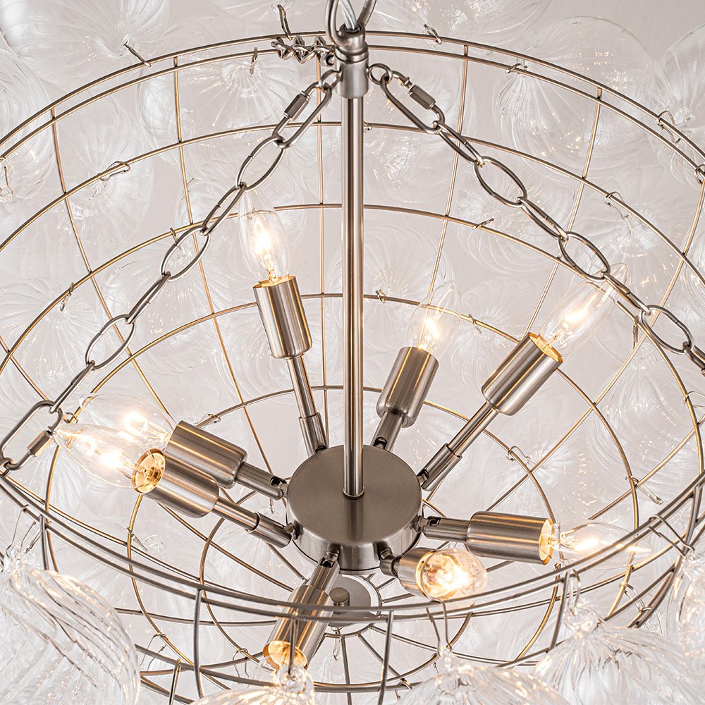Ribbed Bubble Chandelier | 3 Colours