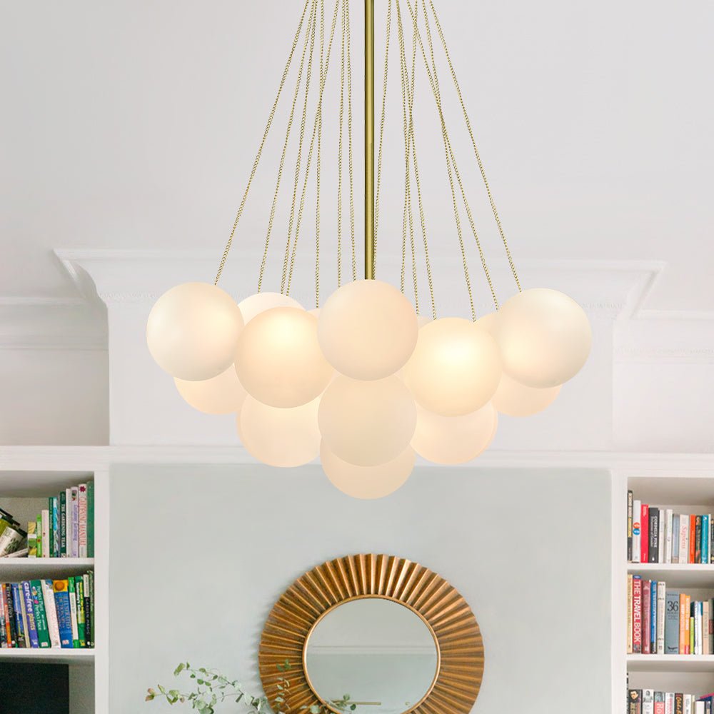 Contemporary Glass Bubble Chandelier Light