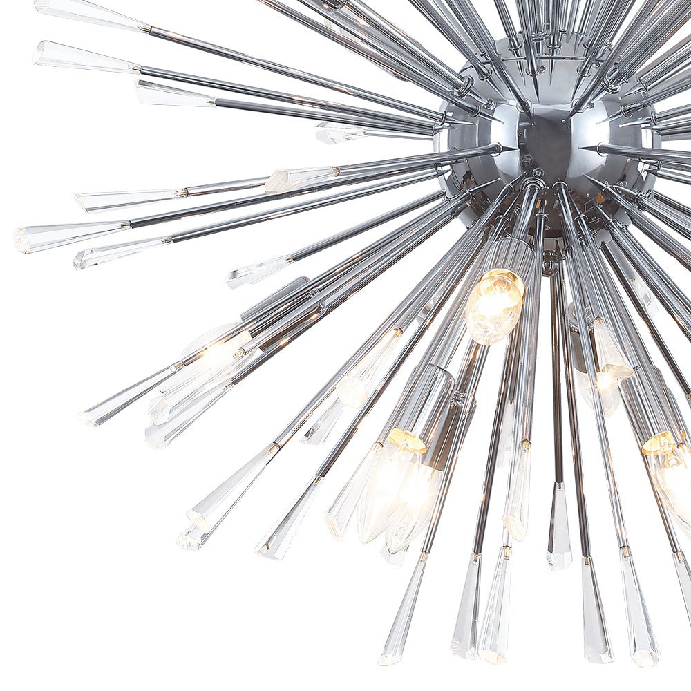 16/20-Light Firework Dandelion Crystal Chandelier
