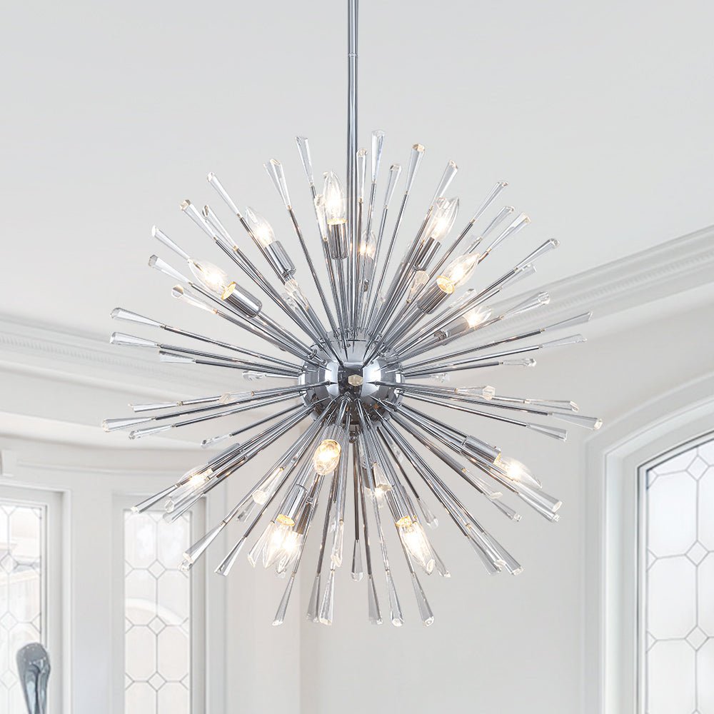 16/20-Light Firework Dandelion Crystal Chandelier