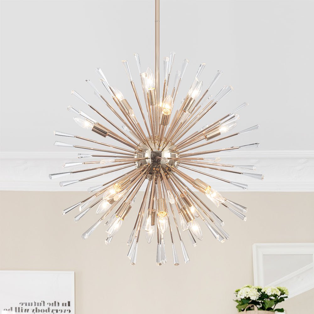 16/20-Light Firework Dandelion Crystal Chandelier