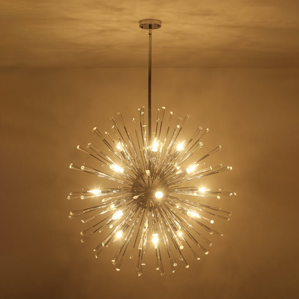 16/20-Light Firework Dandelion Crystal Chandelier