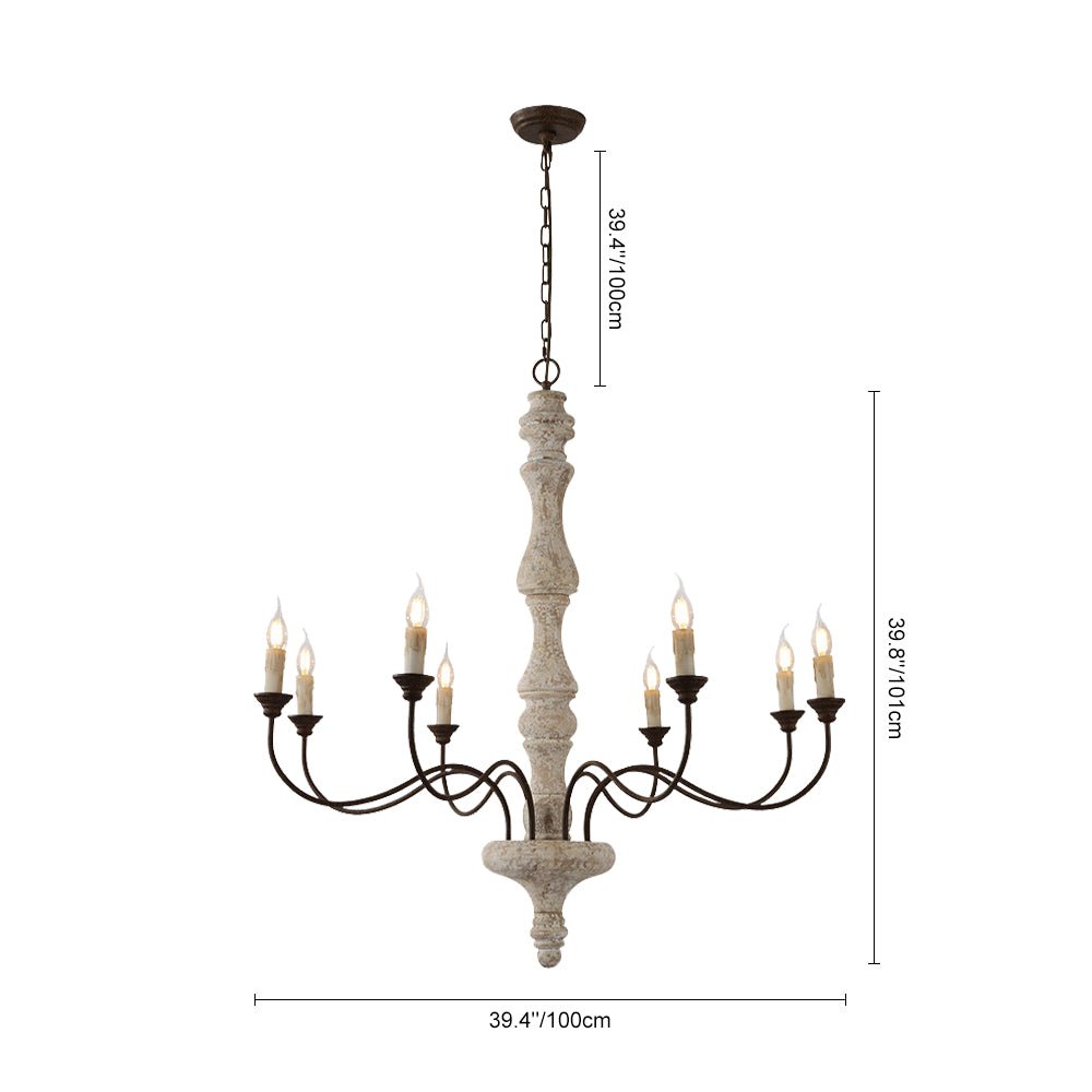 Farmhouse Candle Chandelier | 2 Colours