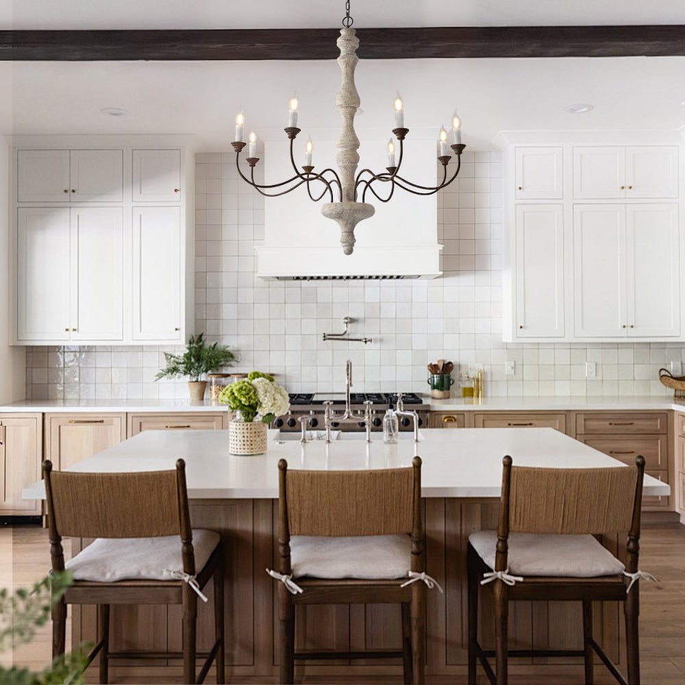 Farmhouse Candle Chandelier | 2 Colours