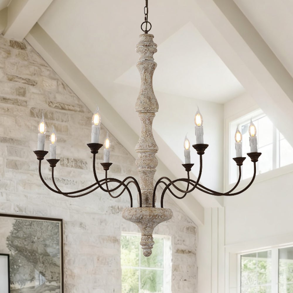 Farmhouse Candle Chandelier | 2 Colours