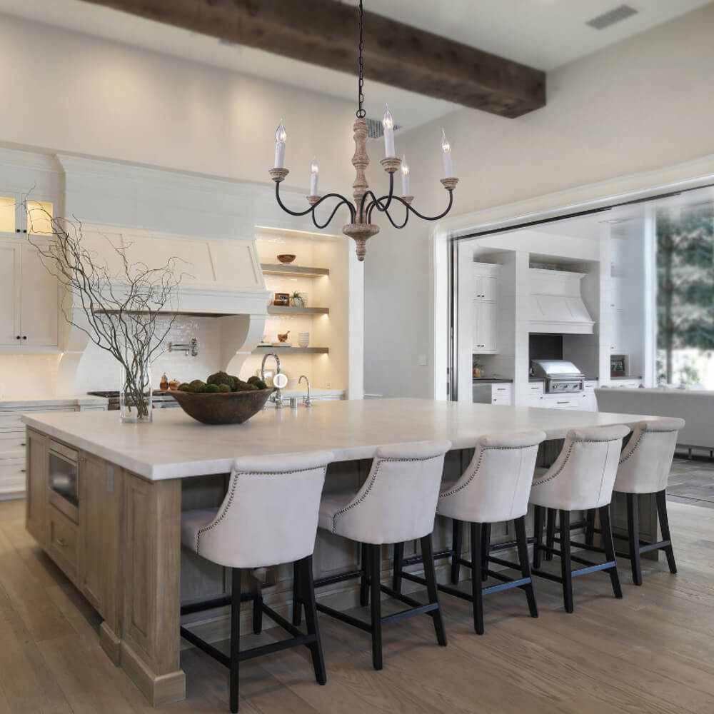 Farmhouse Candle Chandelier | 2 Colours