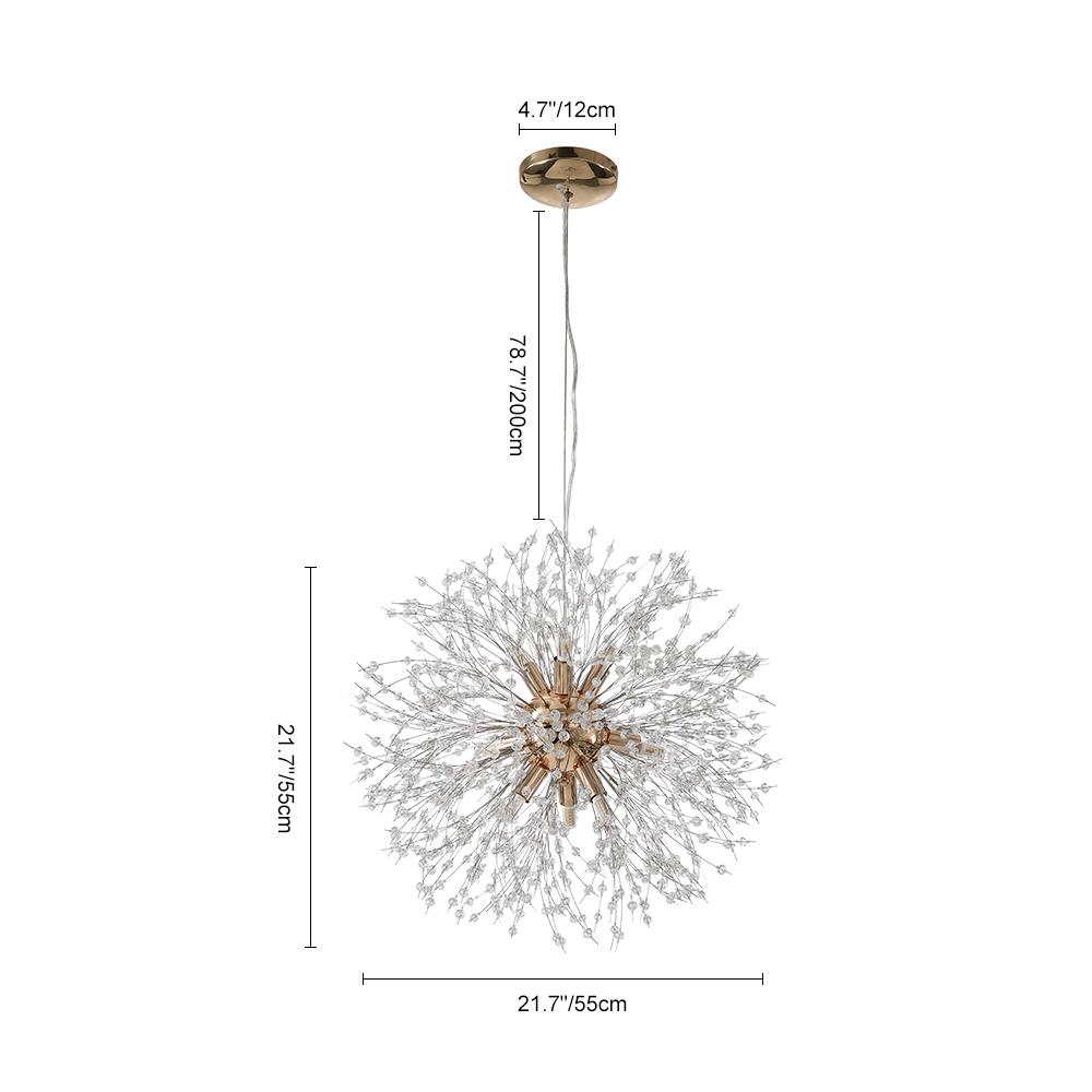 Firework Sputnik Crystal Chandelier | 4 Options