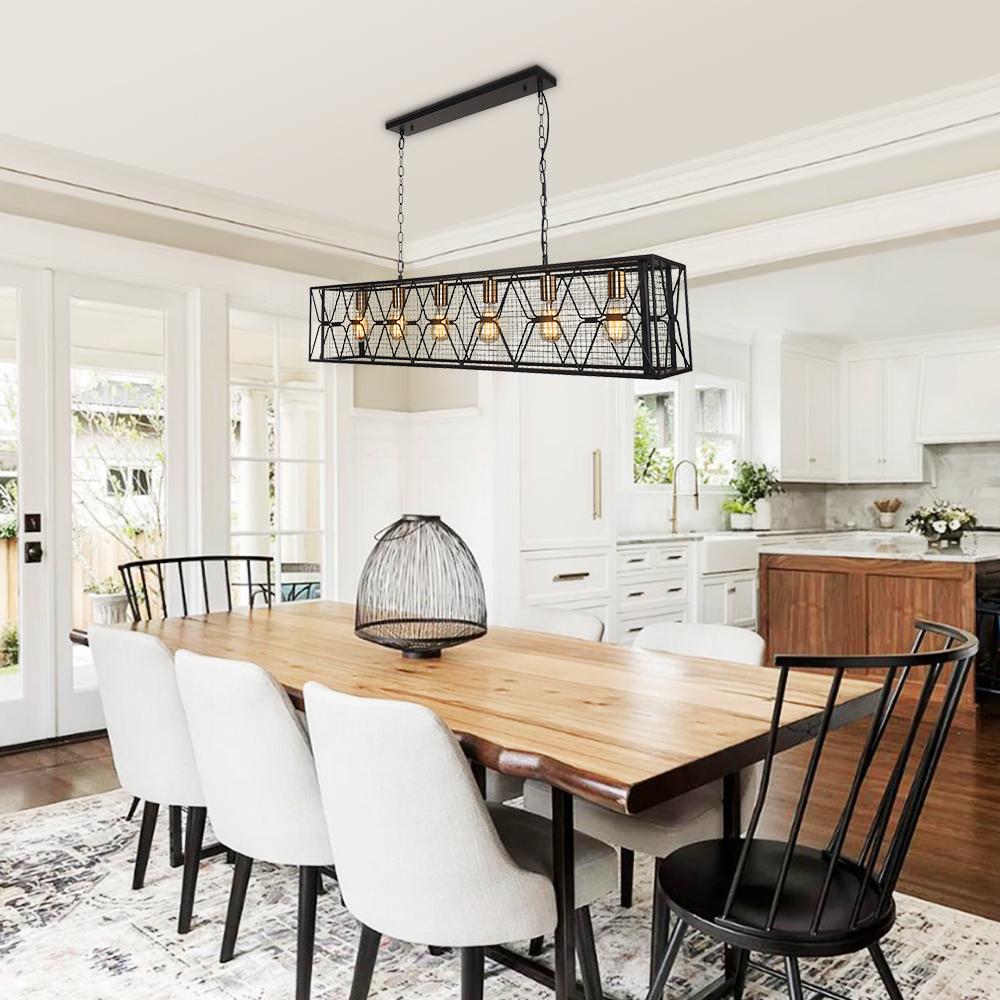 Kitchen Island Rectangular Chandelier | 2 Sizes
