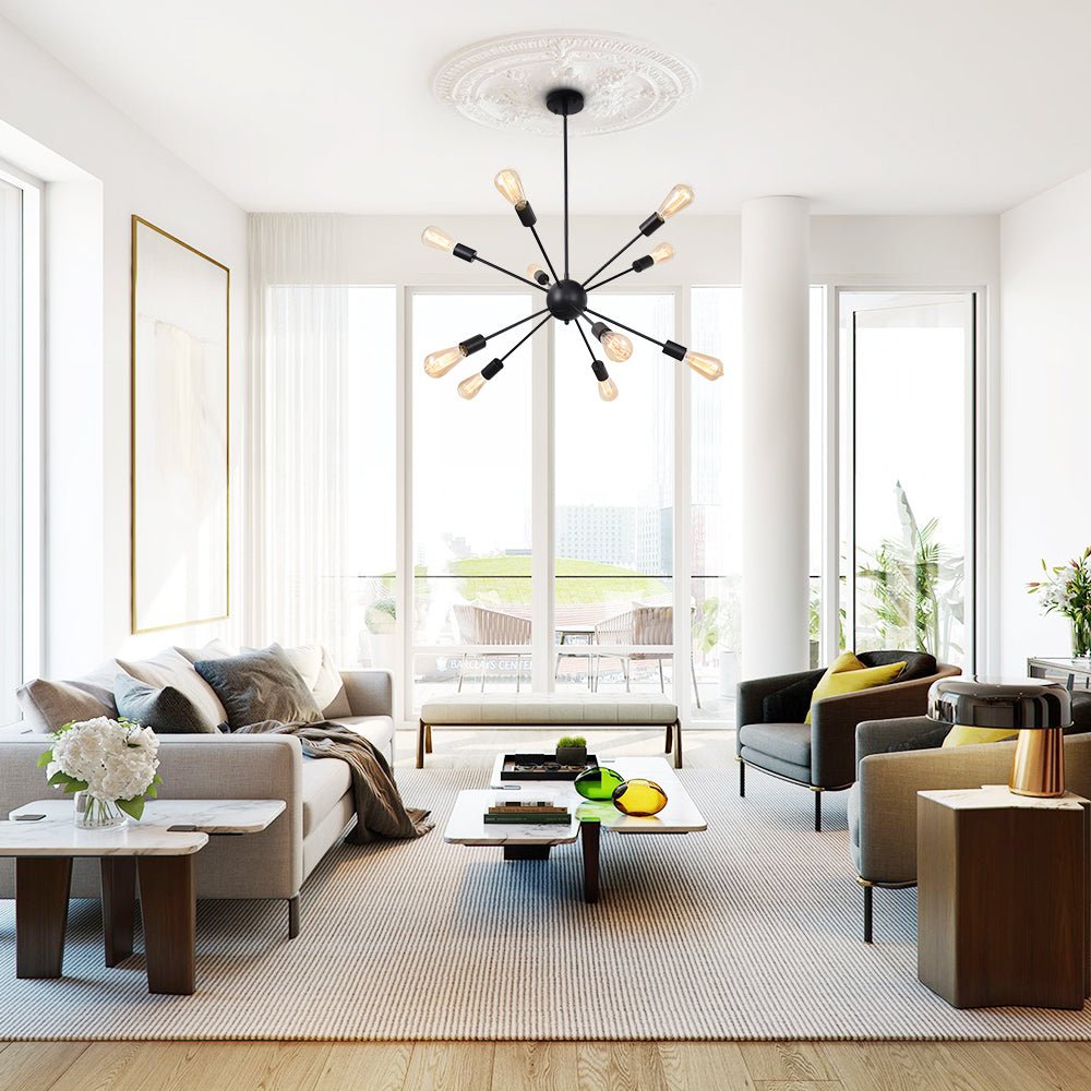 10-Light Sputnik Chandelier | 2 Colours