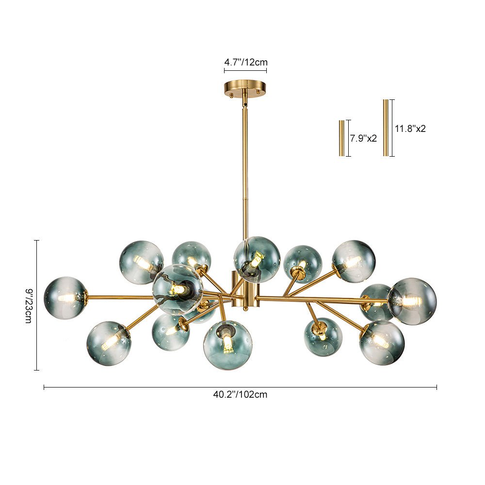 15-Light Blue Bubble Sputnik | 2 Colours